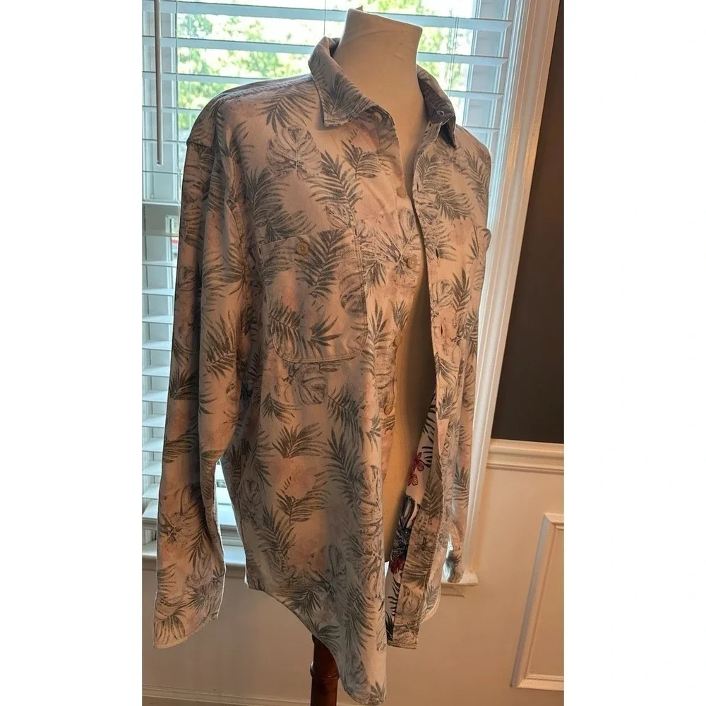 Tommy Bahama Mens Palm Button Up Shirt SZ XL - Picture 5 of 11
